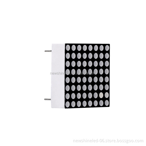 64x64mm DIP Through-Hole 16x16 Dot Matrix LED Display (Red/Green/Blue/Orange) for Indoor Advertising